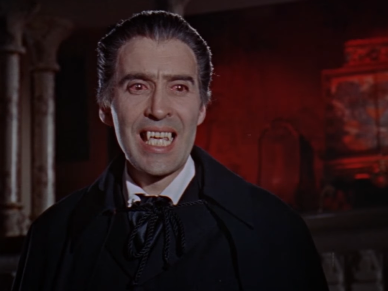 Top 5 Christopher Lee Dracula Films As Rated On IMDb